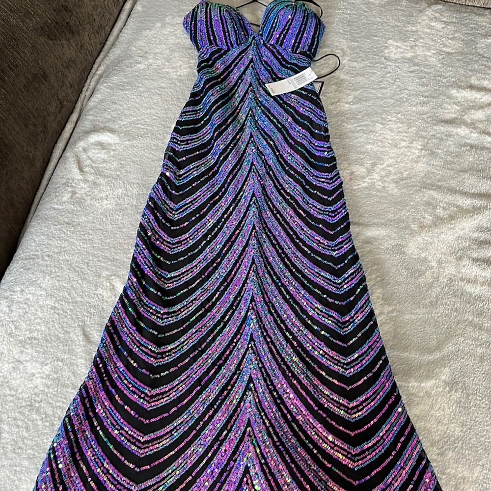 B.darlin, long black dress, size 1/2